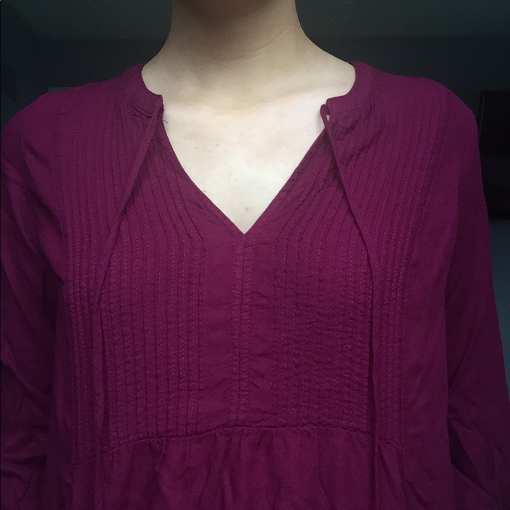 cute wineish tunic - Picture 2 of 3